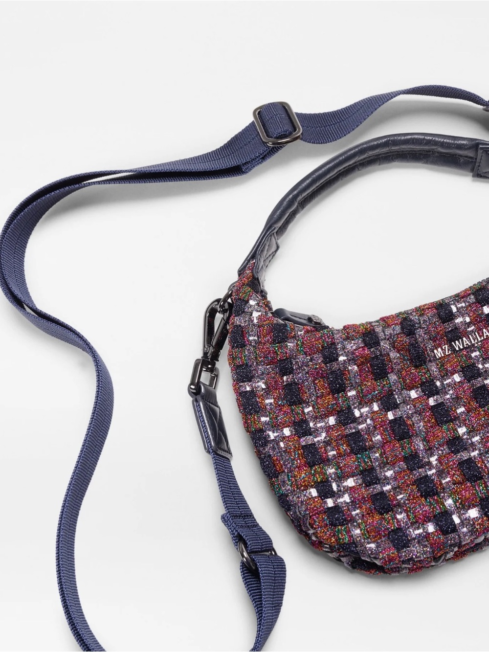 MZ Multi Woven Shimmer Mini Hobo